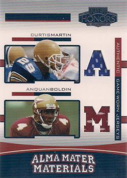 2003 Playoff Honors - Alma Mater Materials #AM-34 Curtis Martin / Anquan Boldin Front