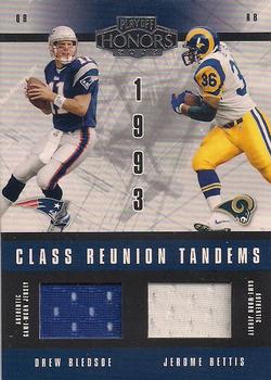 2003 Playoff Honors - Class Reunion Tandems #CRT-4 Drew Bledsoe / Jerome Bettis Front