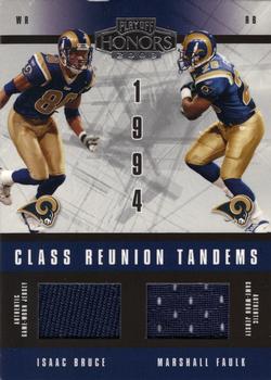 2003 Playoff Honors - Class Reunion Tandems #CRT-5 Marshall Faulk / Isaac Bruce Front