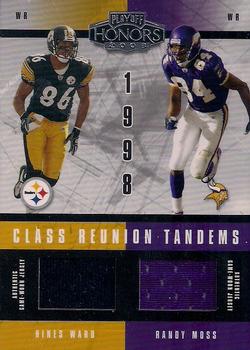 2003 Playoff Honors - Class Reunion Tandems #CRT-13 Randy Moss / Hines Ward Front