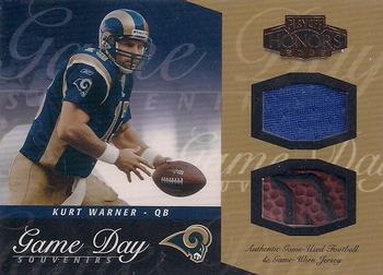 2003 Playoff Honors - Game Day Souvenirs Bronze #GDS7 Kurt Warner Front