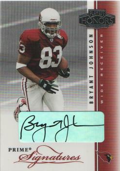 2003 Playoff Honors - Prime Signatures #PS-49 Bryant Johnson Front