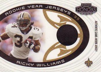 2003 Playoff Honors - Rookie Year Jerseys #RYJ7 Ricky Williams Front