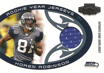 2003 Playoff Honors - Rookie Year Jerseys #RYJ11 Koren Robinson Front