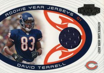 2003 Playoff Honors - Rookie Year Jerseys #RYJ14 David Terrell Front