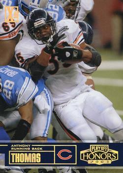 2003 Playoff Honors - X's #4 Anthony Thomas Front