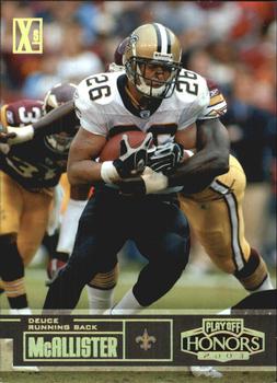 2003 Playoff Honors - X's #22 Deuce McAllister Front
