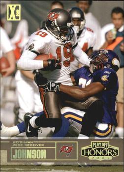 2003 Playoff Honors - X's #55 Keyshawn Johnson Front