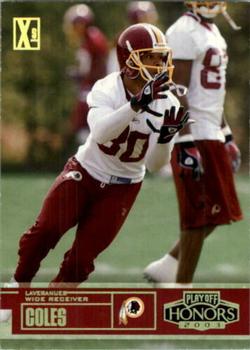 2003 Playoff Honors - X's #60 Laveranues Coles Front