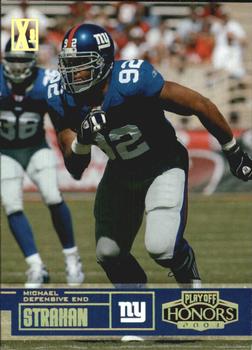 2003 Playoff Honors - X's #66 Michael Strahan Front
