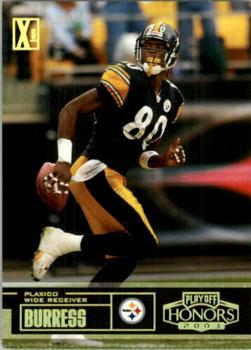2003 Playoff Honors - X's #72 Plaxico Burress Front