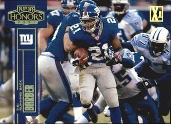 2003 Playoff Honors - X's #86 Tiki Barber Front