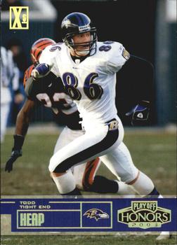 2003 Playoff Honors - X's #89 Todd Heap Front