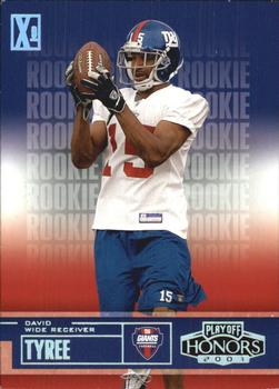 2003 Playoff Honors - X's #134 David Tyree Front