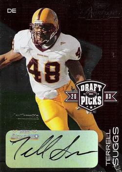 2003 Playoff Prestige - Draft Picks Autographs #DP-23 Terrell Suggs Front