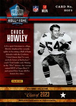 2023 Panini Pro Football Hall of Fame Class of 2023 #HOF3 Chuck Howley Back