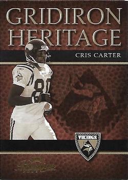 2003 Playoff Prestige - Gridiron Heritage #GH-3 Cris Carter Front