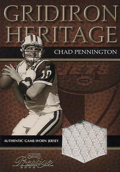 2003 Playoff Prestige - Gridiron Heritage Jerseys #GH-19 Chad Pennington Front