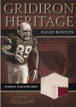 2003 Playoff Prestige - Gridiron Heritage Jerseys #GH-22 David Boston Front
