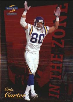 1996 Score - In the Zone #15 Cris Carter Front