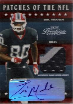 2003 Playoff Prestige - Stars of the NFL Patches Autographs #SN-5 Eric Moulds Front