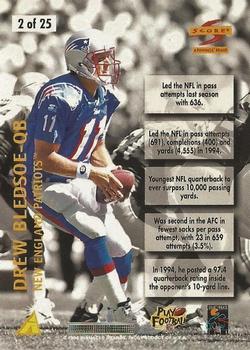 1996 Score - Numbers Game #2 Drew Bledsoe Back