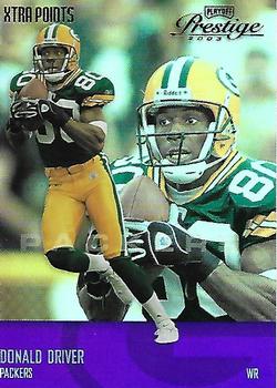 2003 Playoff Prestige - Xtra Points Purple #49 Donald Driver Front