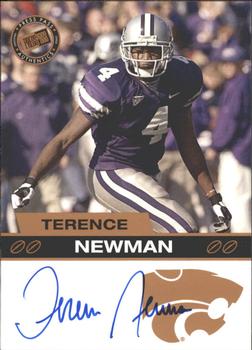 2003 Press Pass - Autographs Bronze #NNO Terence Newman Front