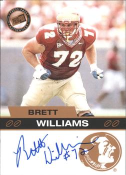 2003 Press Pass - Autographs Bronze #NNO Brett Williams Front