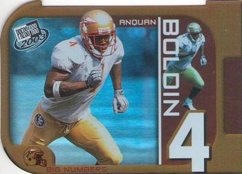 2003 Press Pass - Big Numbers #BN2 Anquan Boldin Front