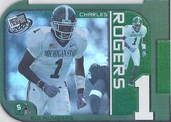 2003 Press Pass - Big Numbers #BN26 Charles Rogers Front