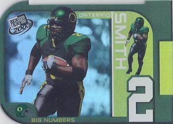 2003 Press Pass - Big Numbers #BN29 Onterrio Smith Front