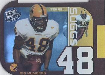 2003 Press Pass - Big Numbers #BN32 Terrell Suggs Front