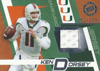 2003 Press Pass - Game Used Jerseys Silver #JC/KD Ken Dorsey Front