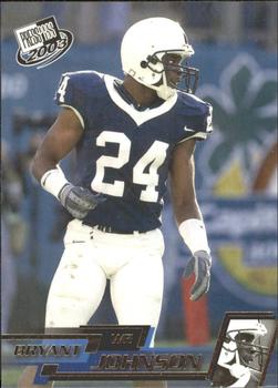 2003 Press Pass - Gold Zone #G26 Bryant Johnson Front