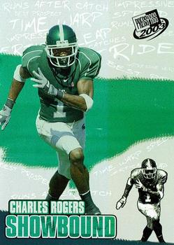 2003 Press Pass - Showbound #SB5 Charles Rogers Front