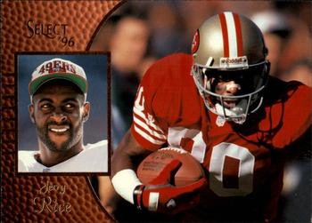 1996 Select #33 Jerry Rice Front