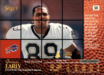 1996 Select #50 Quinn Early Back