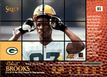 1996 Select #85 Robert Brooks Back