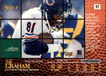 1996 Select #97 Jeff Graham Back