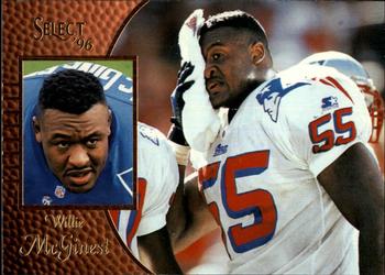 1996 Select #100 Willie McGinest Front
