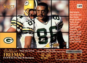 1996 Select #149 Antonio Freeman Back