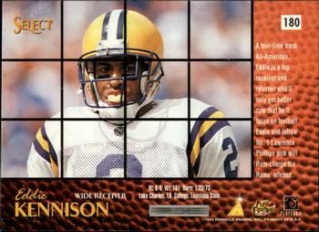 1996 Select #180 Eddie Kennison Back