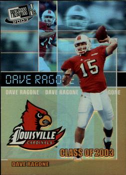 2003 Press Pass JE - Class of 2003 #CL7 Dave Ragone Front
