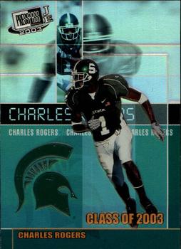 2003 Press Pass JE - Class of 2003 #CL8 Charles Rogers Front