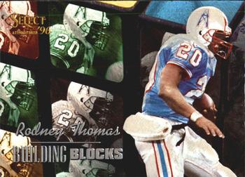 1996 Select - Building Blocks #6 Rodney Thomas Front