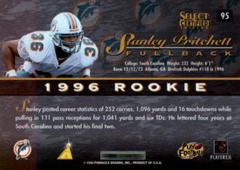 1996 Select Certified #95 Stanley Pritchett Back