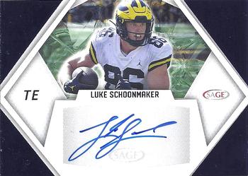 2023 SAGE HIT - Autographs Purple #A-LS Luke Schoonmaker Front