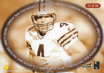 1996 Select Certified - Gold Team #11 Brett Favre Back