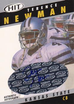2003 SAGE HIT - Autographs Silver #A4 Terence Newman Front